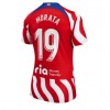 Atletico Madrid Alvaro Morata #19 Hjemmedrakt Kvinner 2022-23 Kortermet